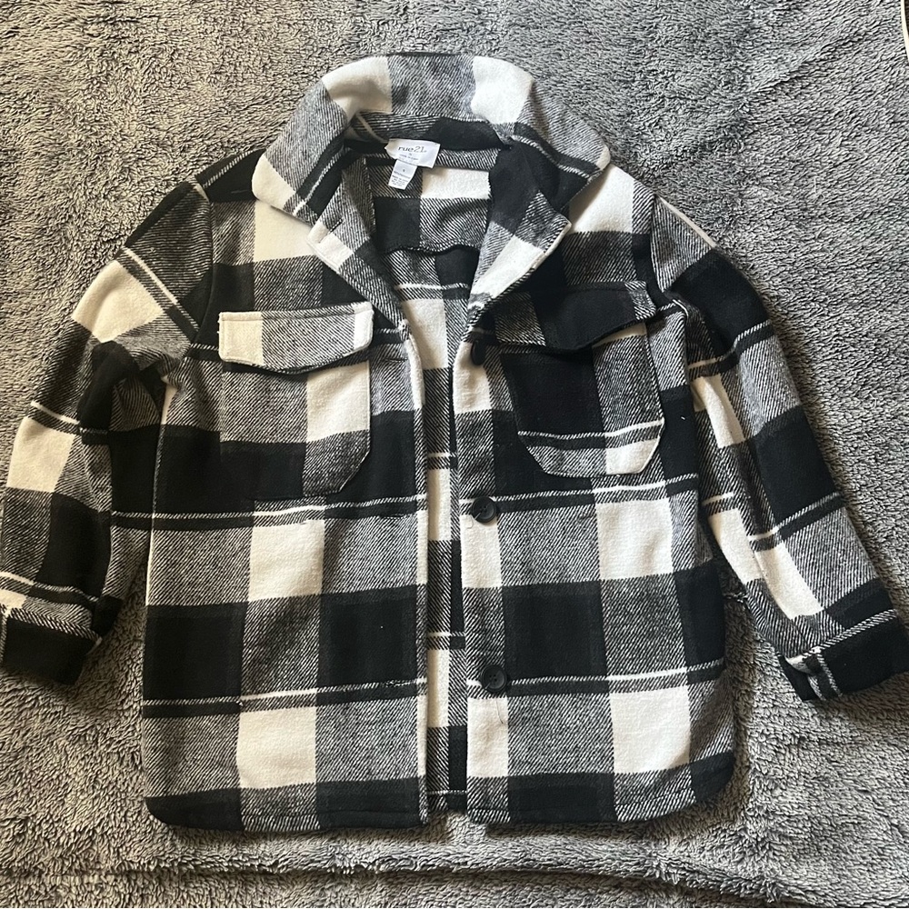 Rue21 Monochrome Checkered Jacket
